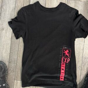 Express Black Kids Tee with Red Graphic